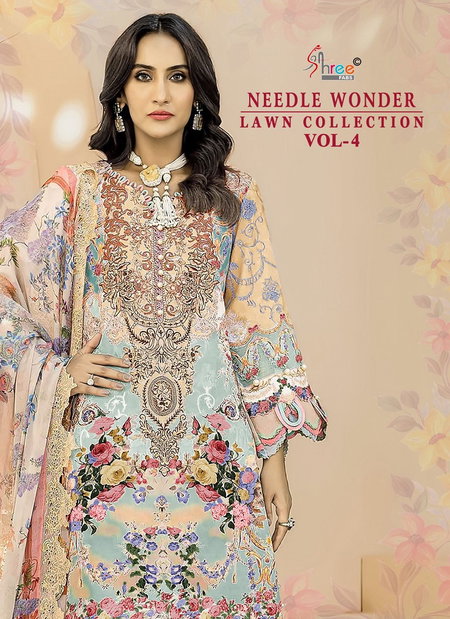 Needle Wonder Lawn Collection Vol 4 Pakistani Suits Wholesale Clothing Distributors In India